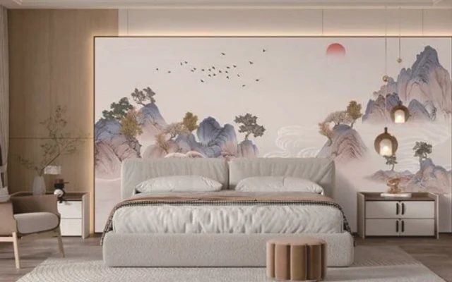 background wall decoration painting